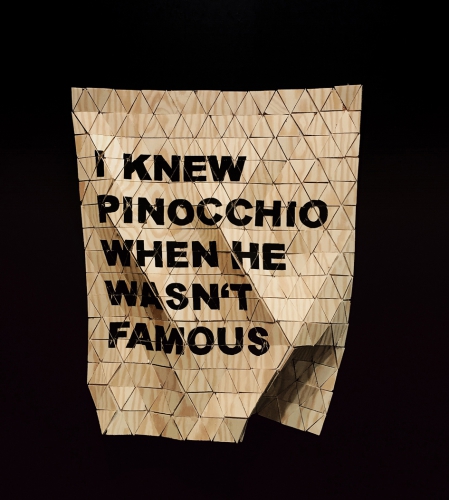 I knew pinocchio when he wasn't famous